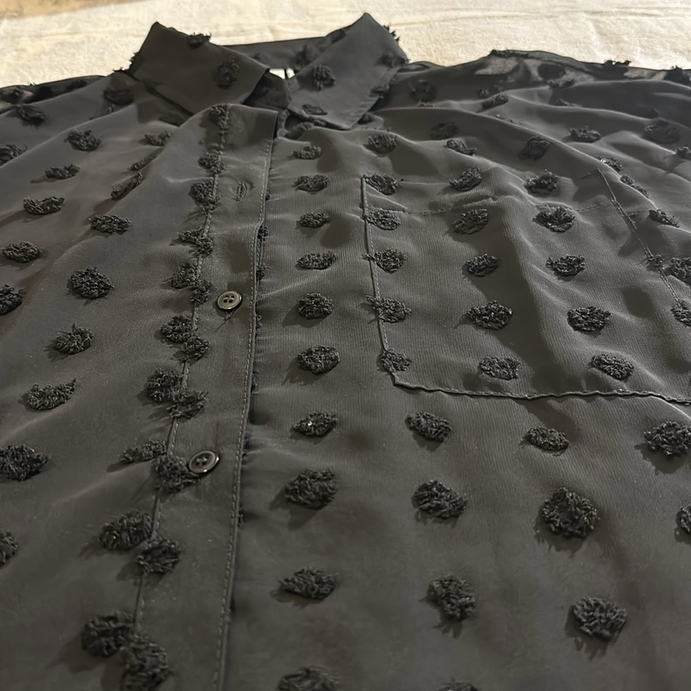 ASOS Design Sheer Top - Picture 2 of 3